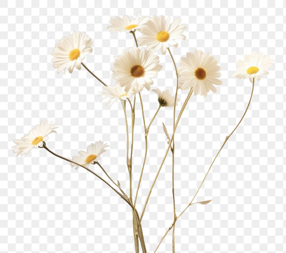 PNG Daisy flower shadow plant. AI generated Image by rawpixel.