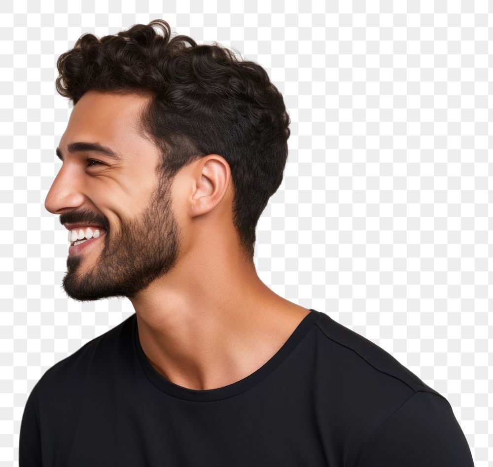 PNG  Laughing smiling adult smile
