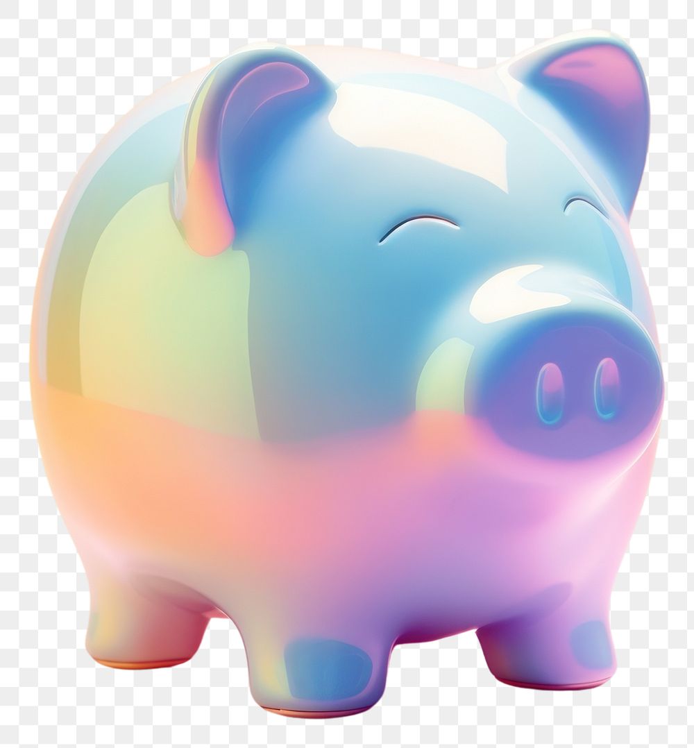 PNG  Money piggy bank mammal representation investment.