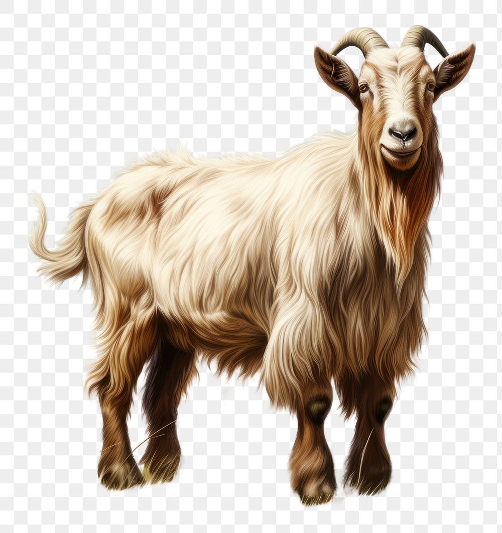 PNG Goat livestock wildlife mammal. AI generated Image by rawpixel.