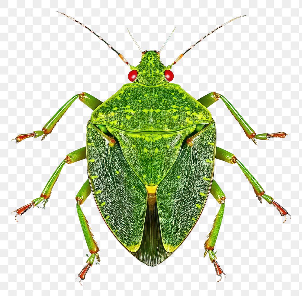 PNG Common green shield bug animal insect plant.