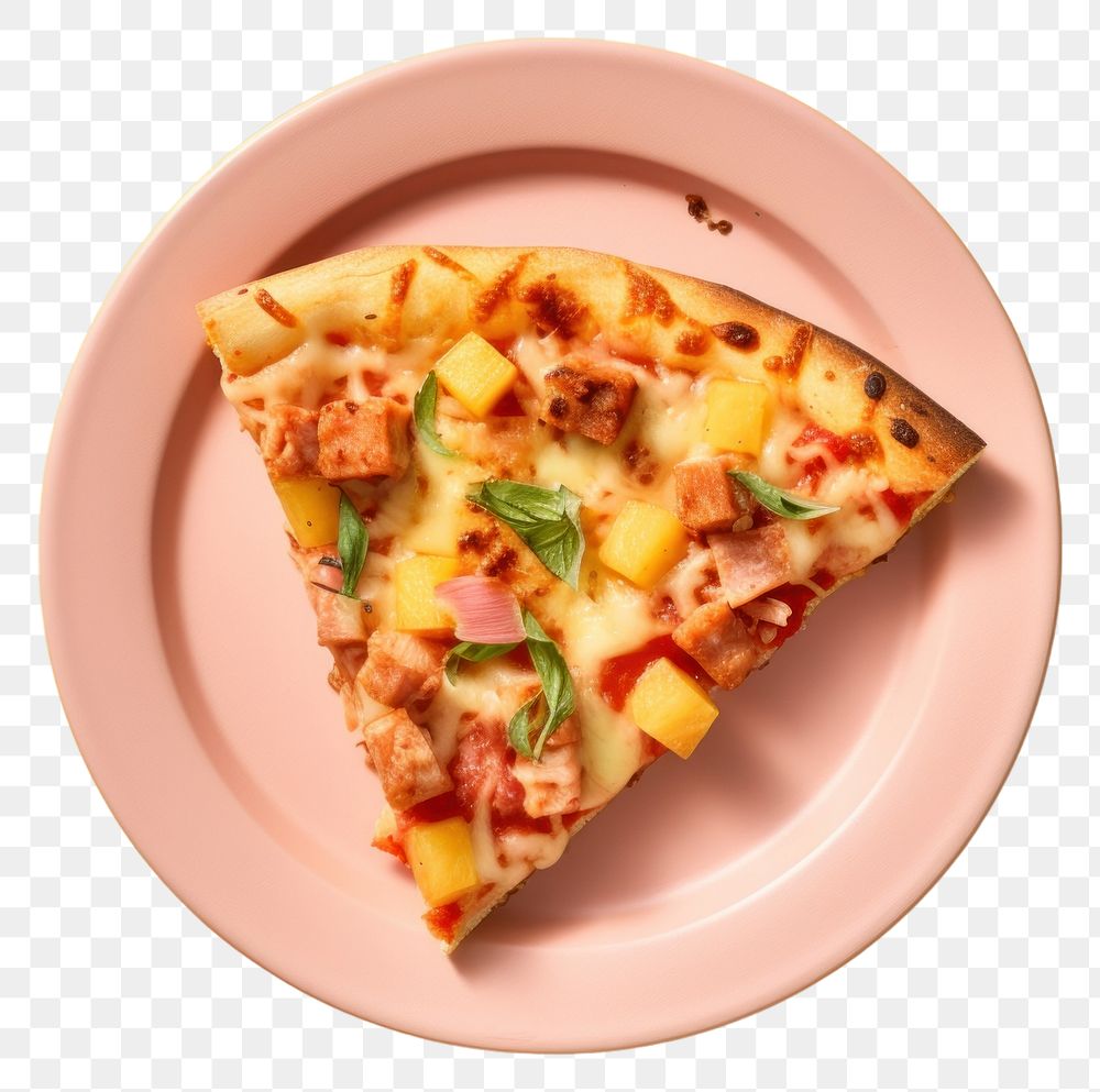 PNG  Hawaiian Pizza pizza plate food.