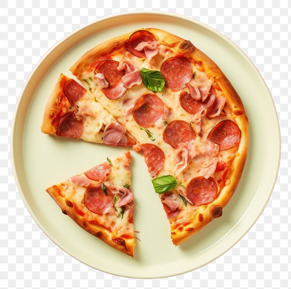 PNG  Meat Feast Pizza pizza plate food.