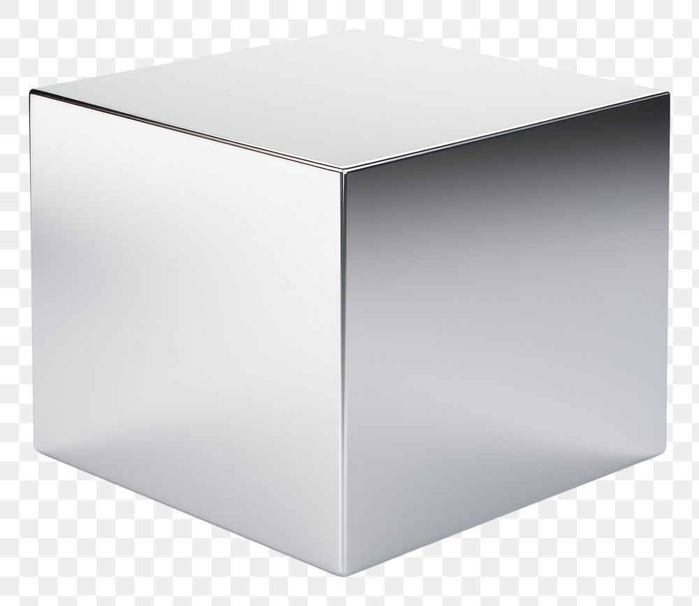 PNG Cube carton white box.