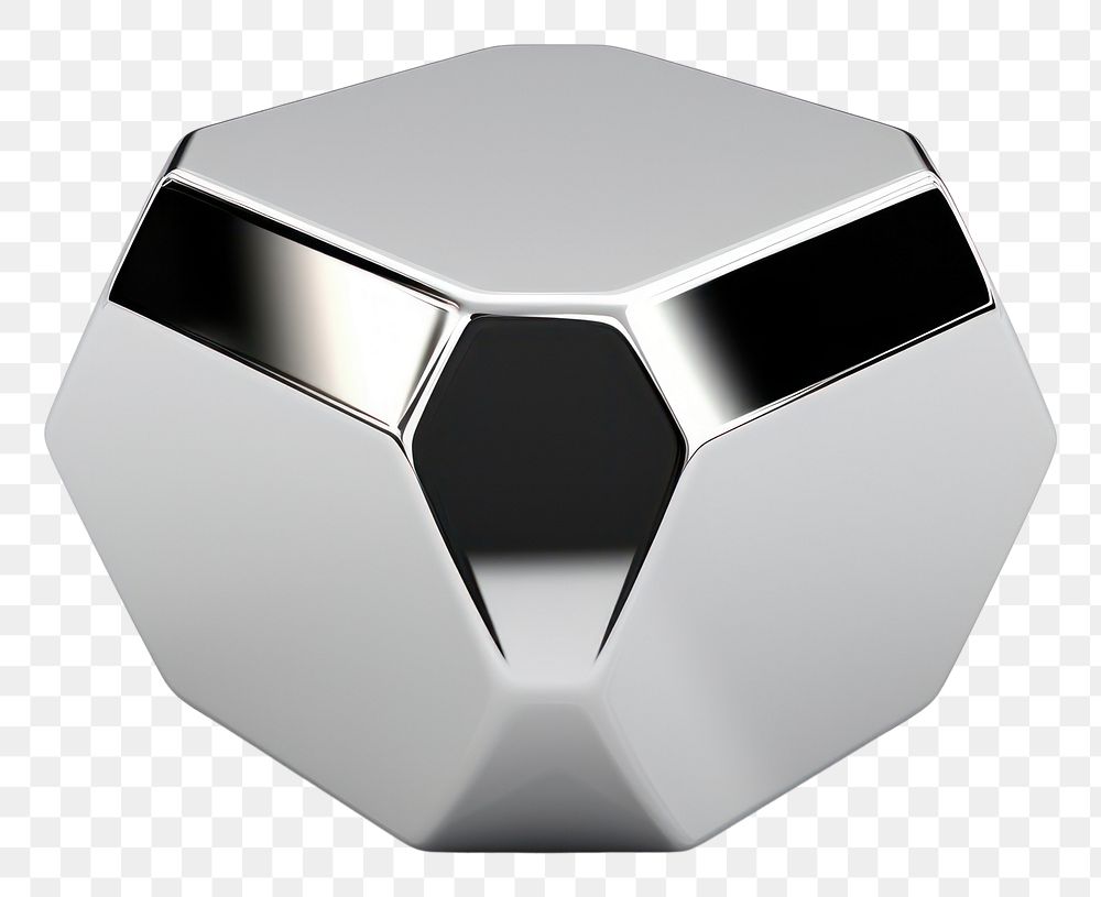 PNG Hexagon silver white background electronics.