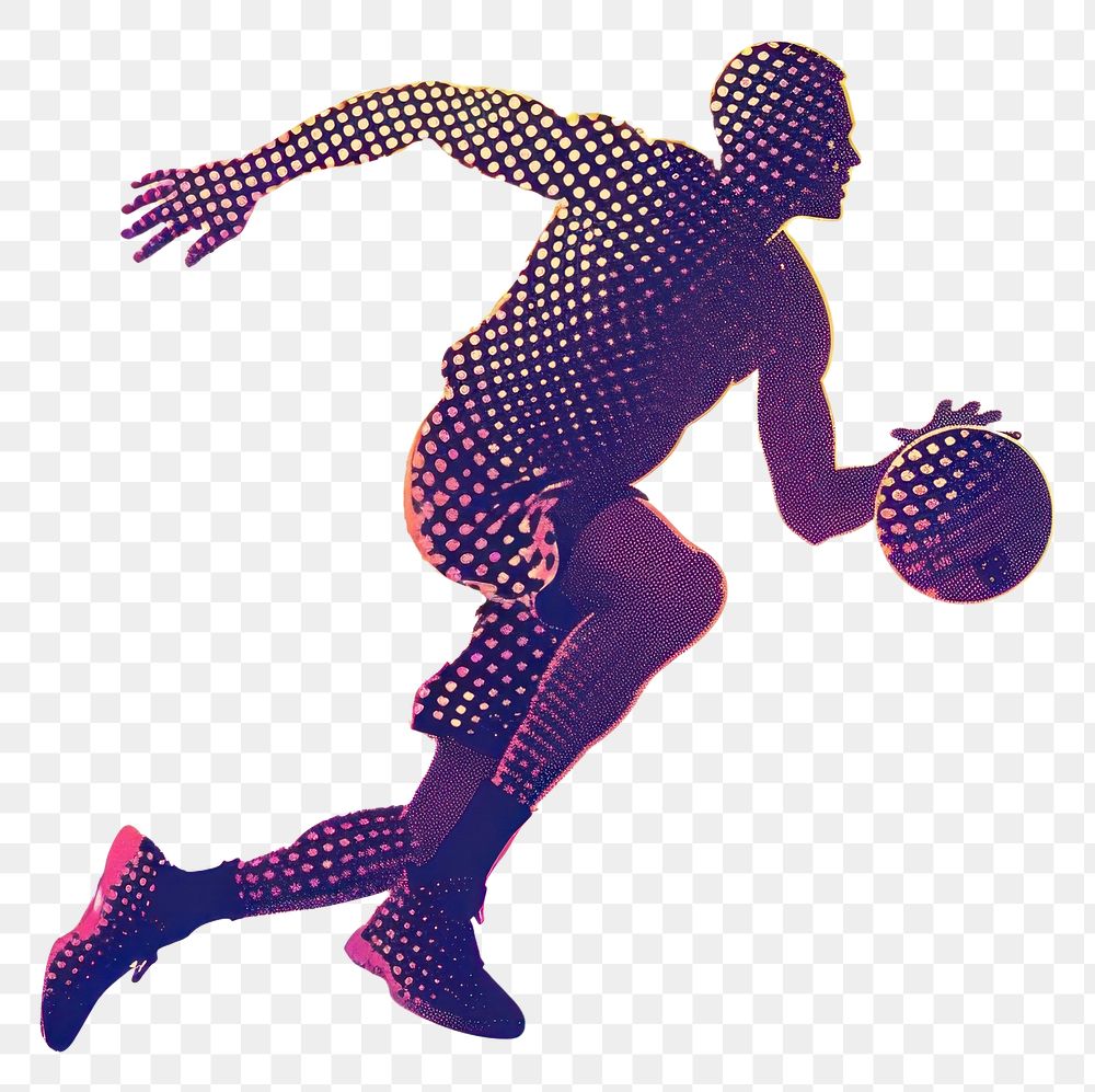 PNG  Basketball silhouette basketball sports.
