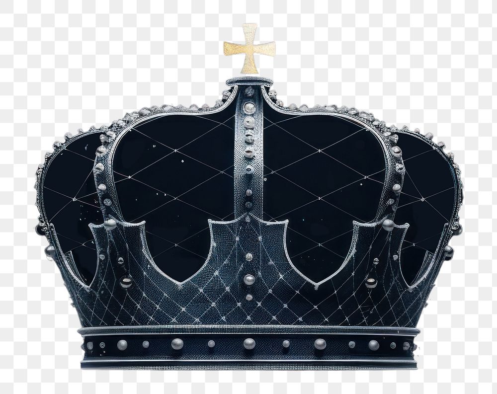 PNG  Crown crown symbol blue.