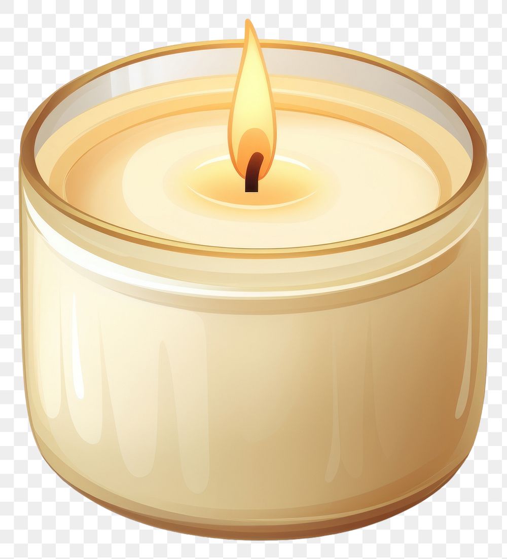 PNG  Candle fire white background illuminated.