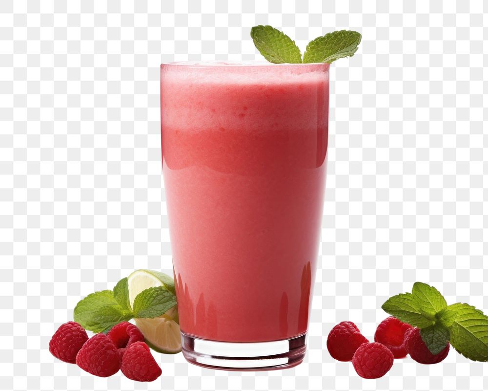 PNG  Jambo juice strawberry raspberry smoothie.