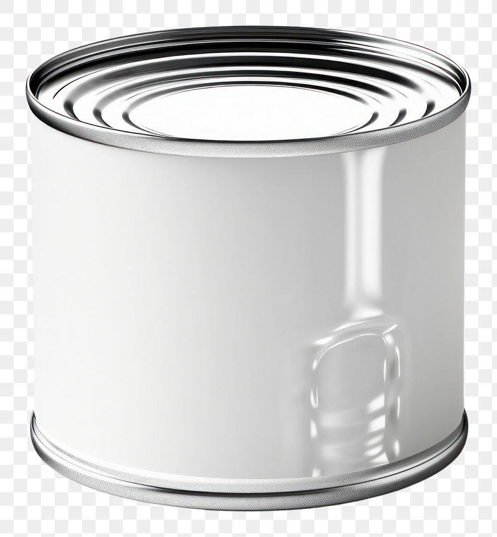 PNG Tin can bottle white  