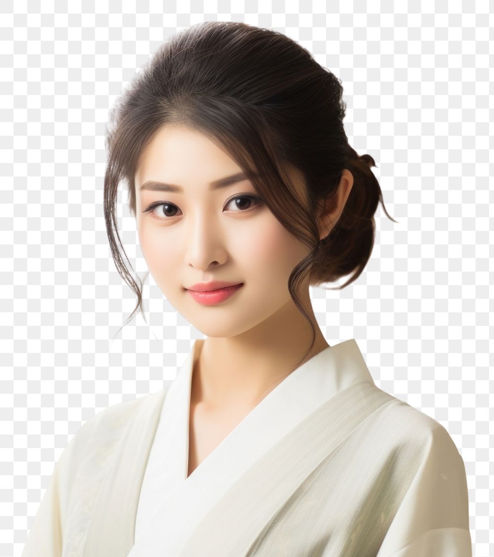 PNG  Handsome japanese woman portrait fashion adult. AI generated Image by rawpixel.