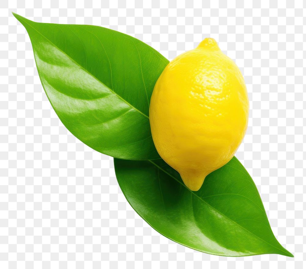 PNG Lemon leaf fruit plant food.