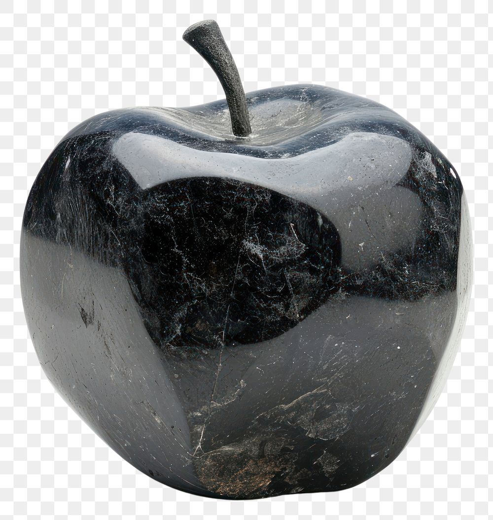 PNG  Rock heavy element Apple shape apple fruit plant.