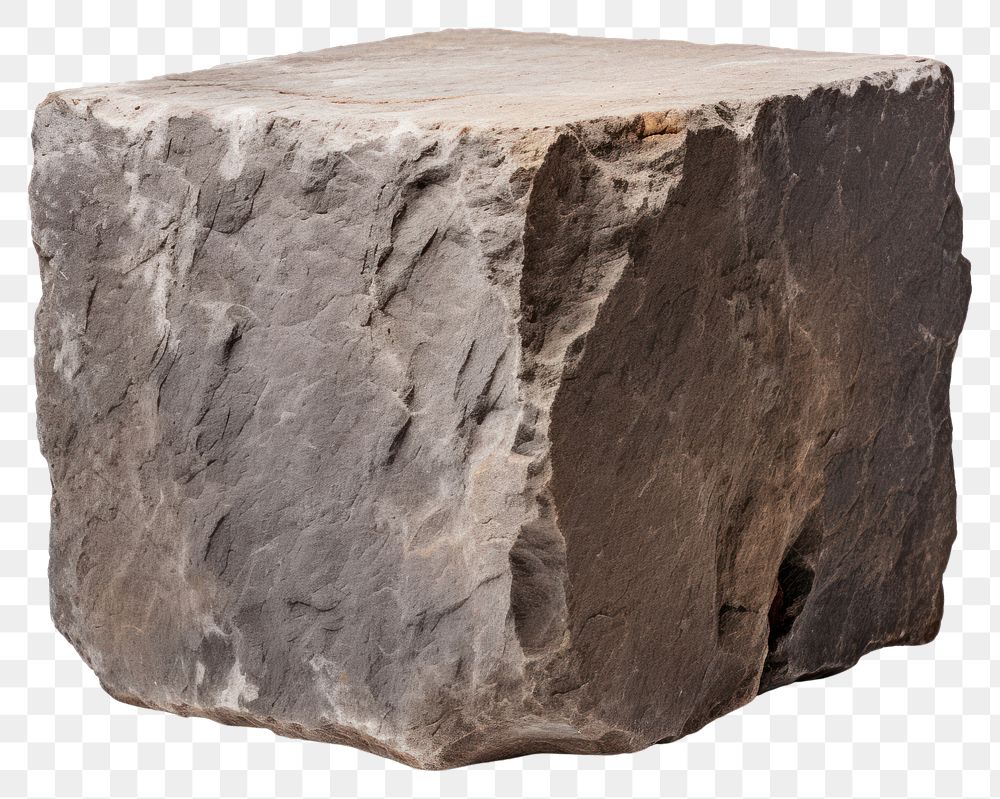 PNG  Rock heavy element Box shape mineral white background letterbox.