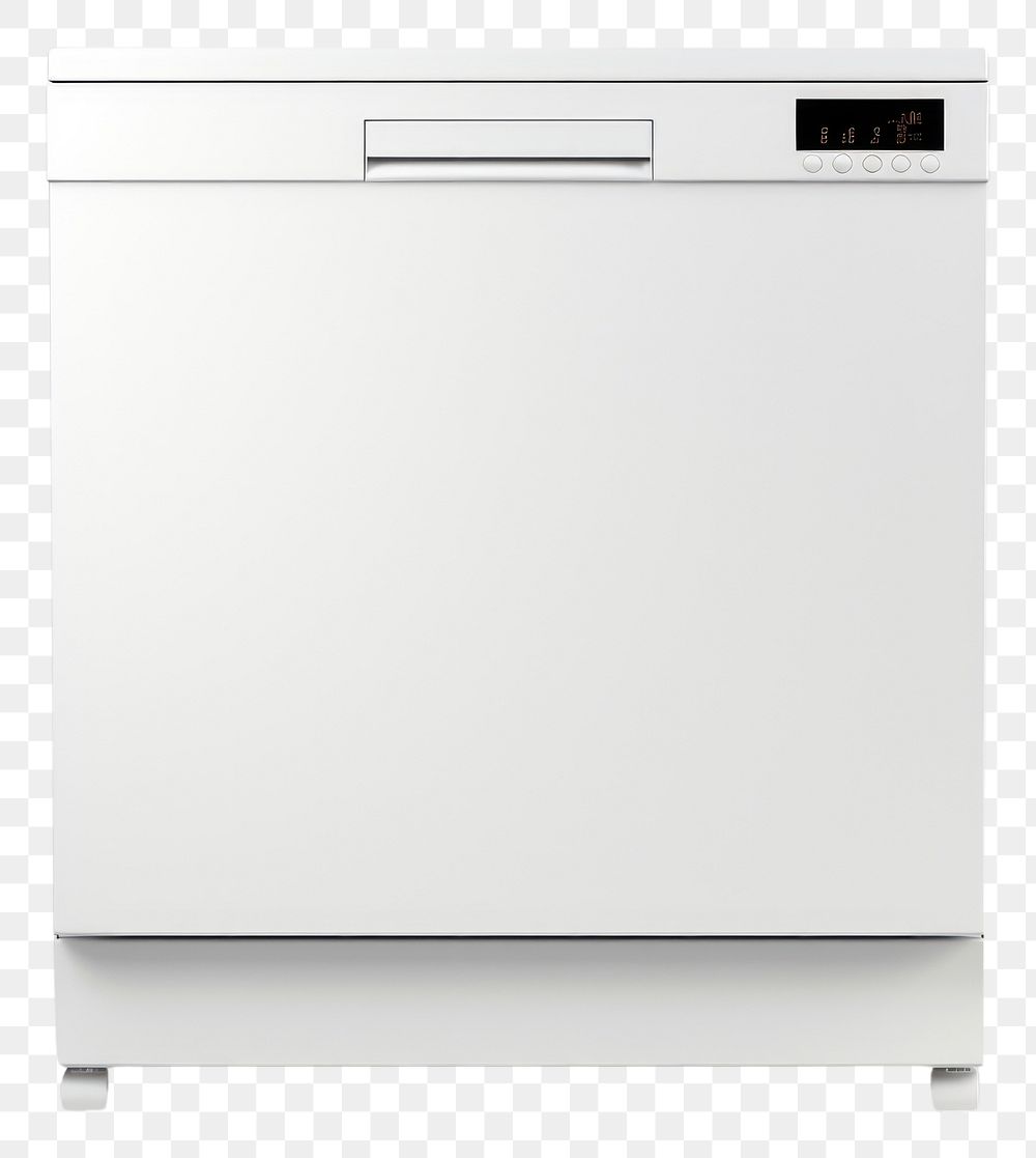 PNG White dishwasher appliance white background architecture.