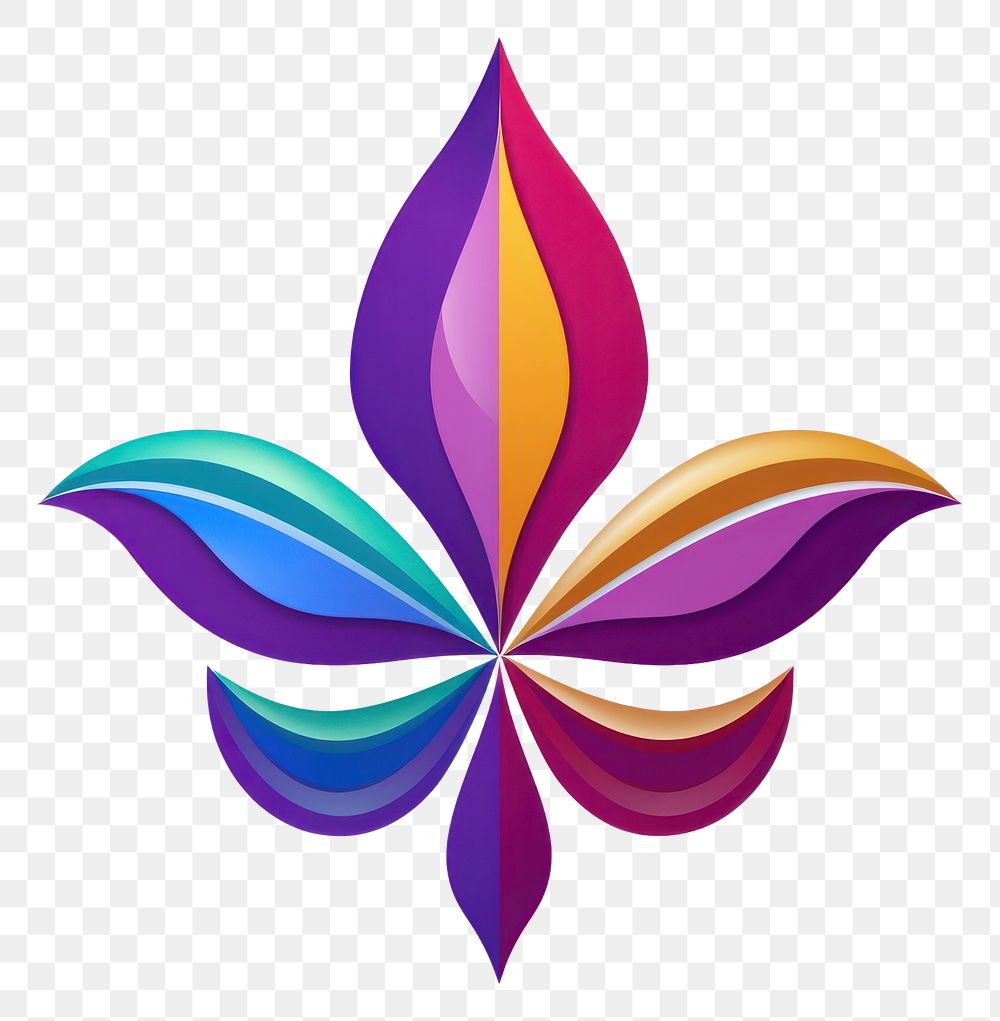 PNG  Mardi gras fleur symbol pattern shape logo.