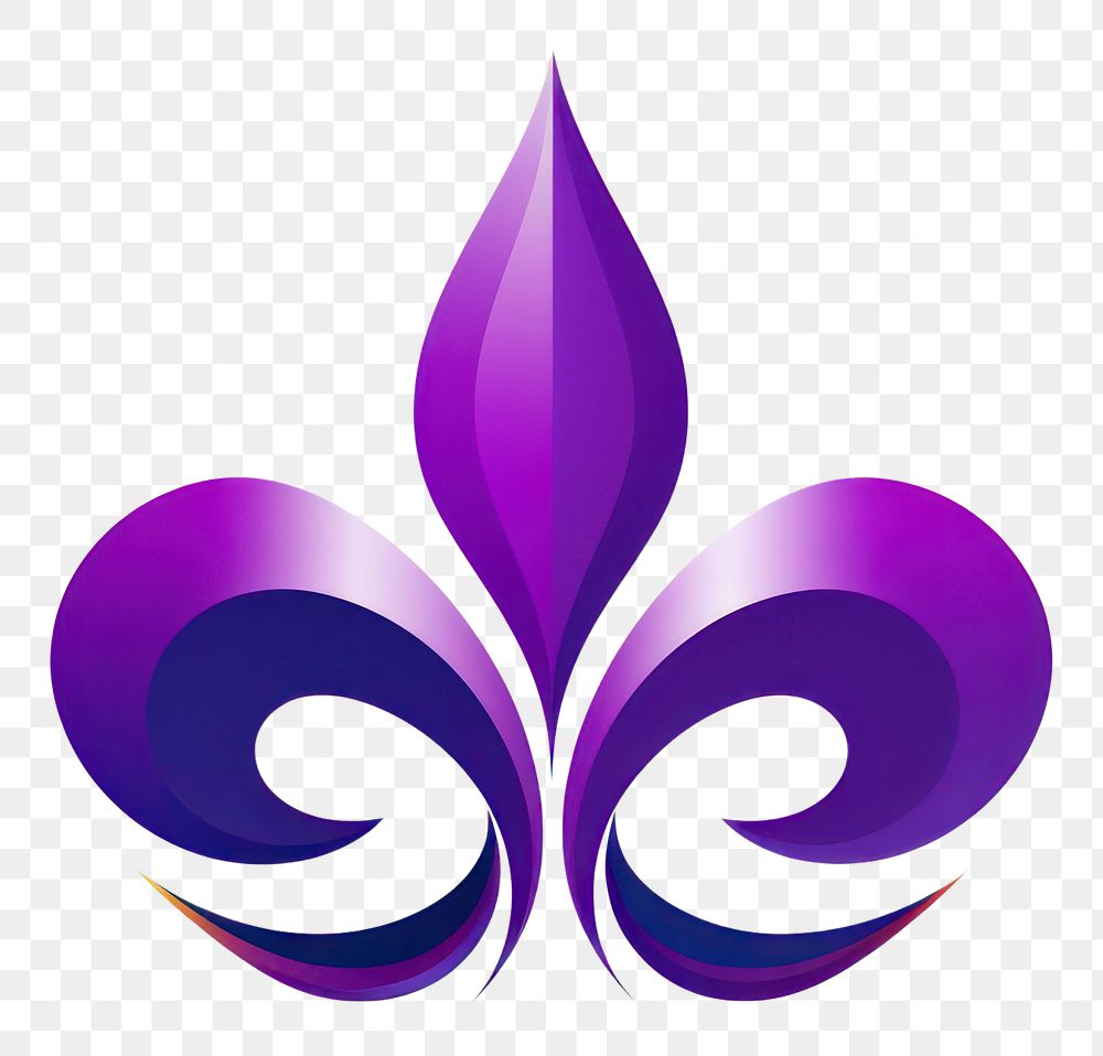 PNG  Mardi gras fleur symbol logo inflorescence fragility.