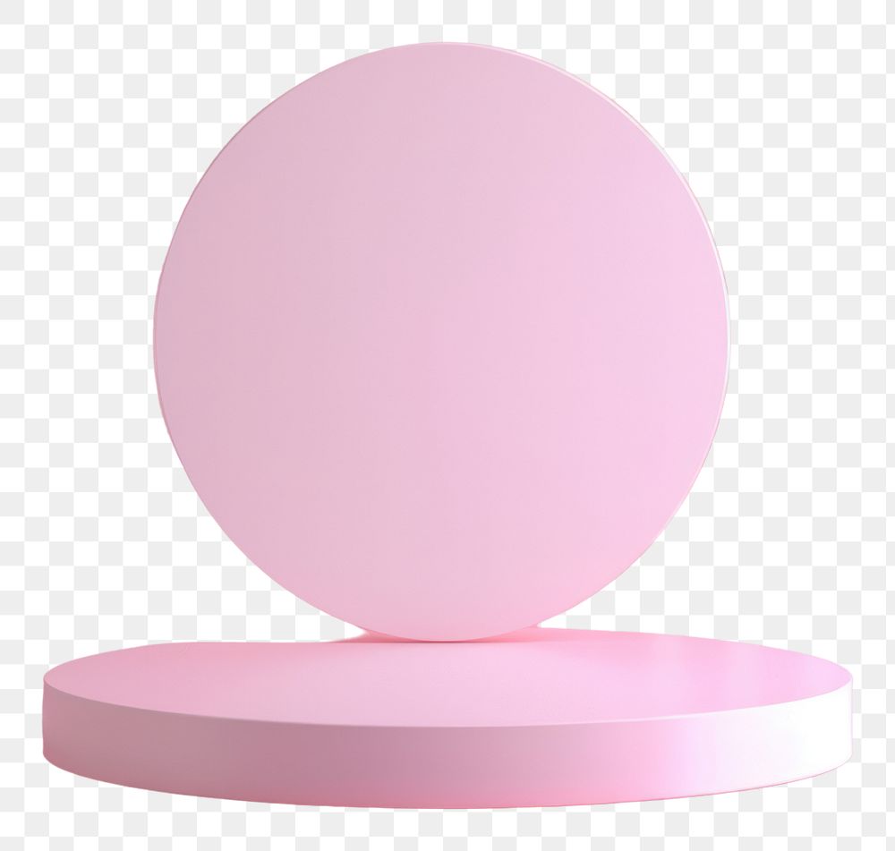 PNG  Product podium backdrop pink lighting circle.