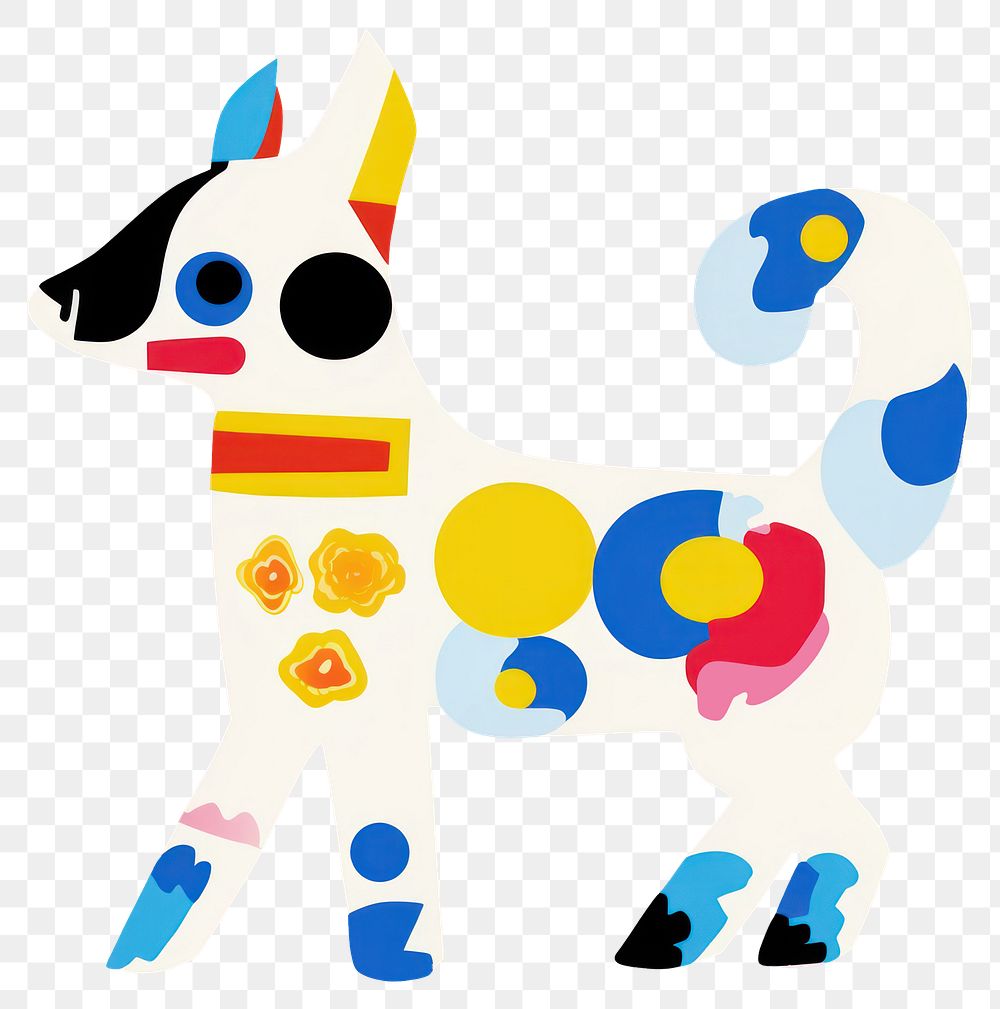 PNG  Dog animal pet art. AI generated Image by rawpixel.