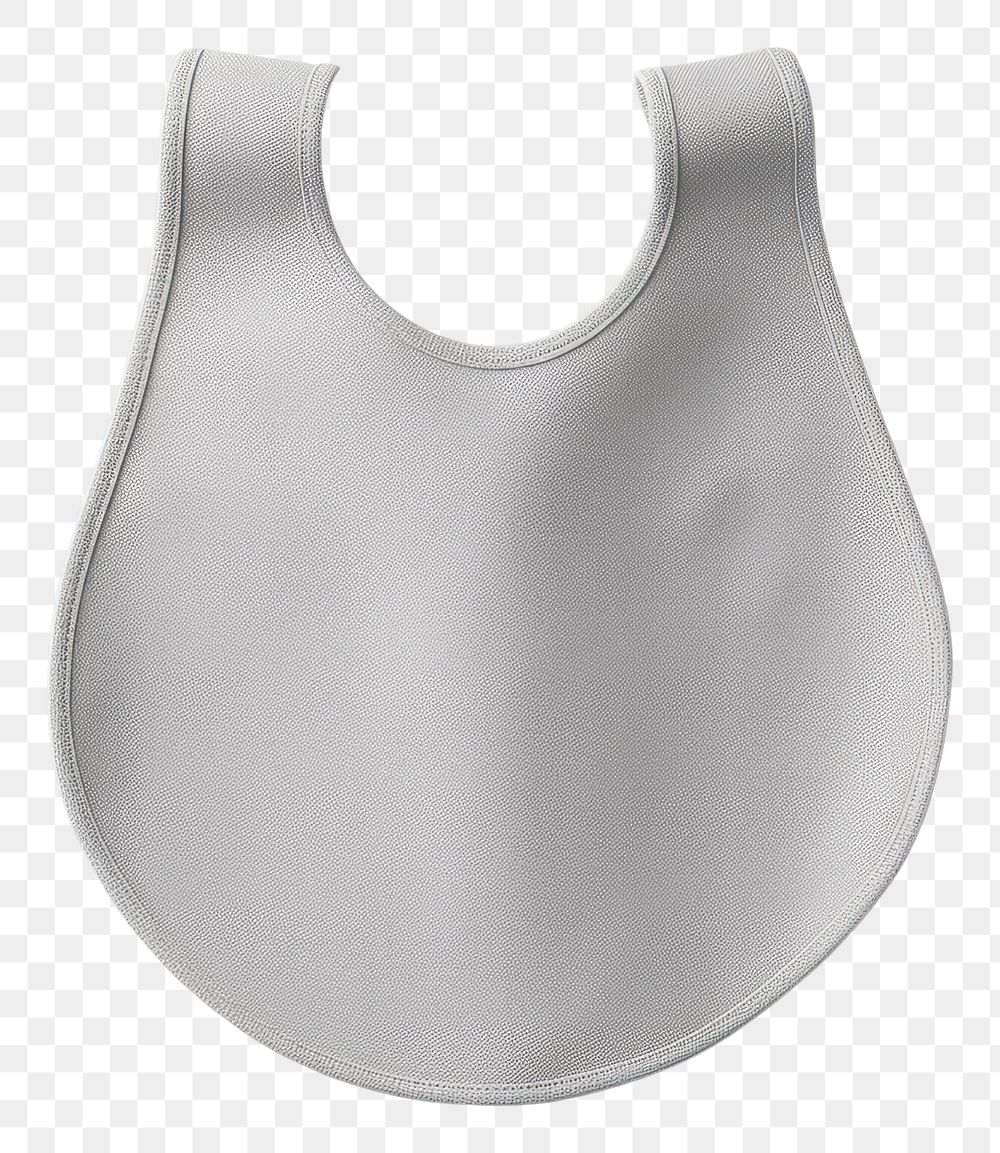 PNG  Baby bib mockup handbag gray accessories.