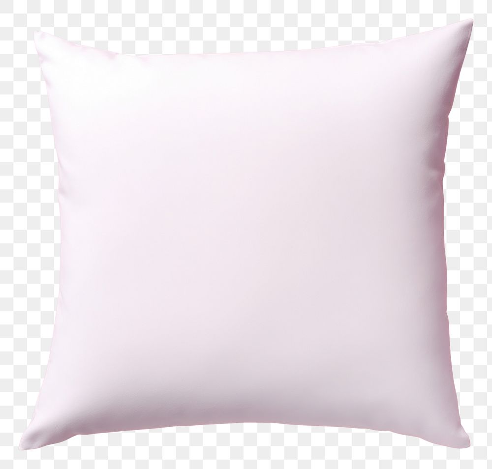 PNG  Cushion mockup pillow pink simplicity.