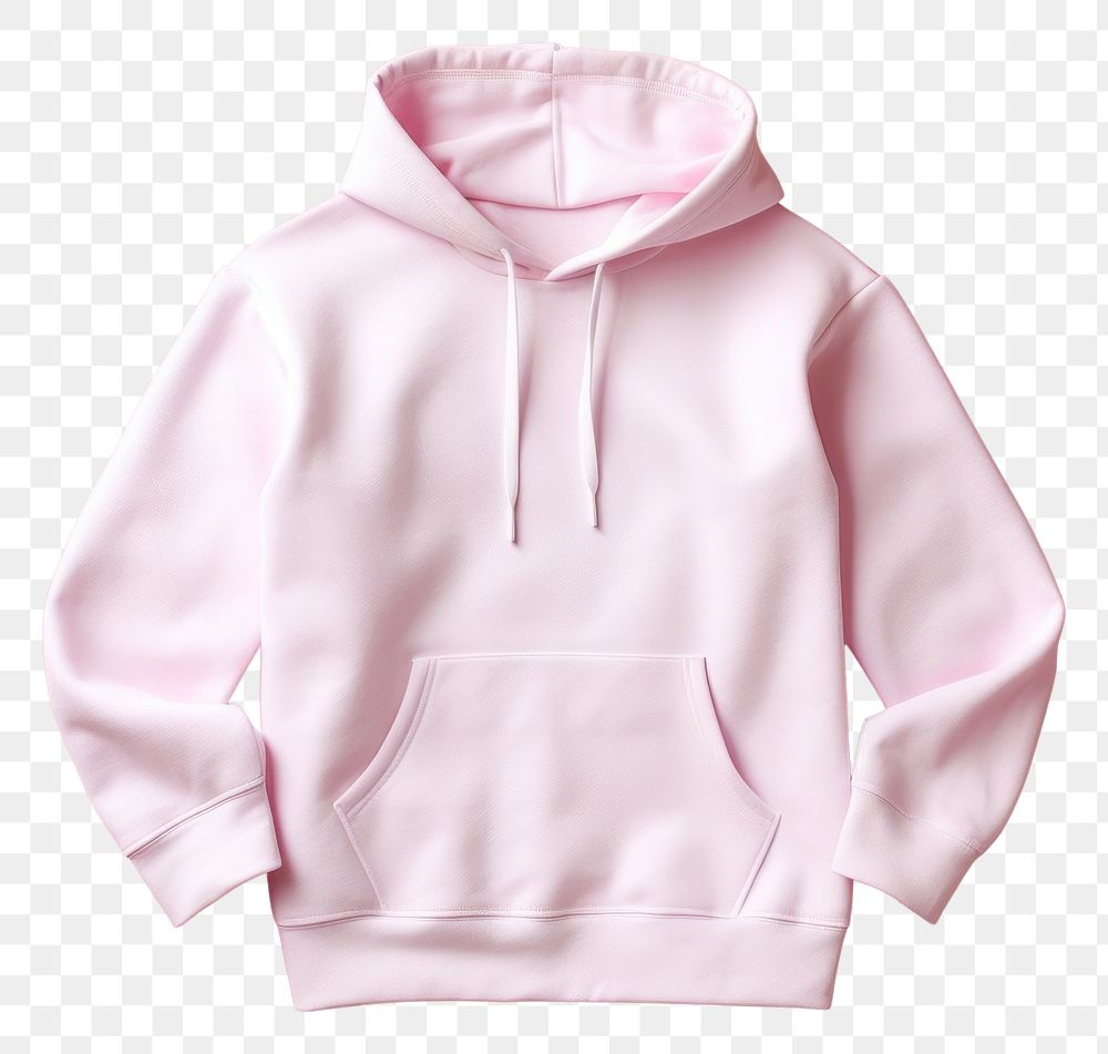 PNG  Hoodie mockup sweatshirt pink coathanger.