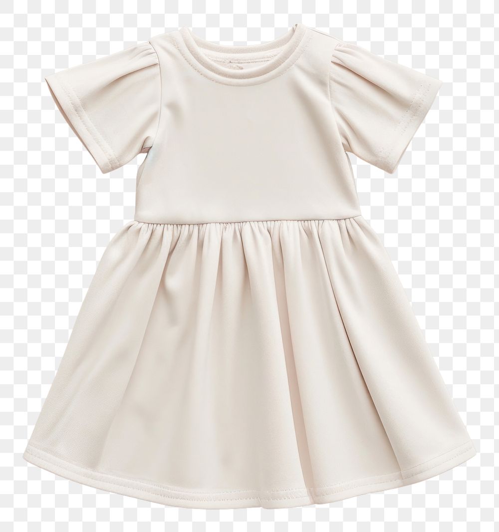PNG  Kid dress mockup sleeve coathanger simplicity.