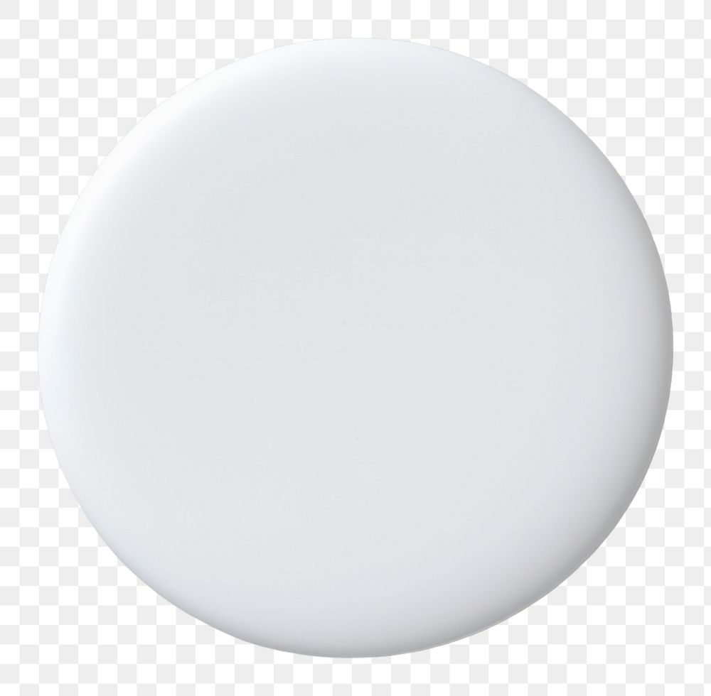 PNG  Button pin mockup white gray simplicity.