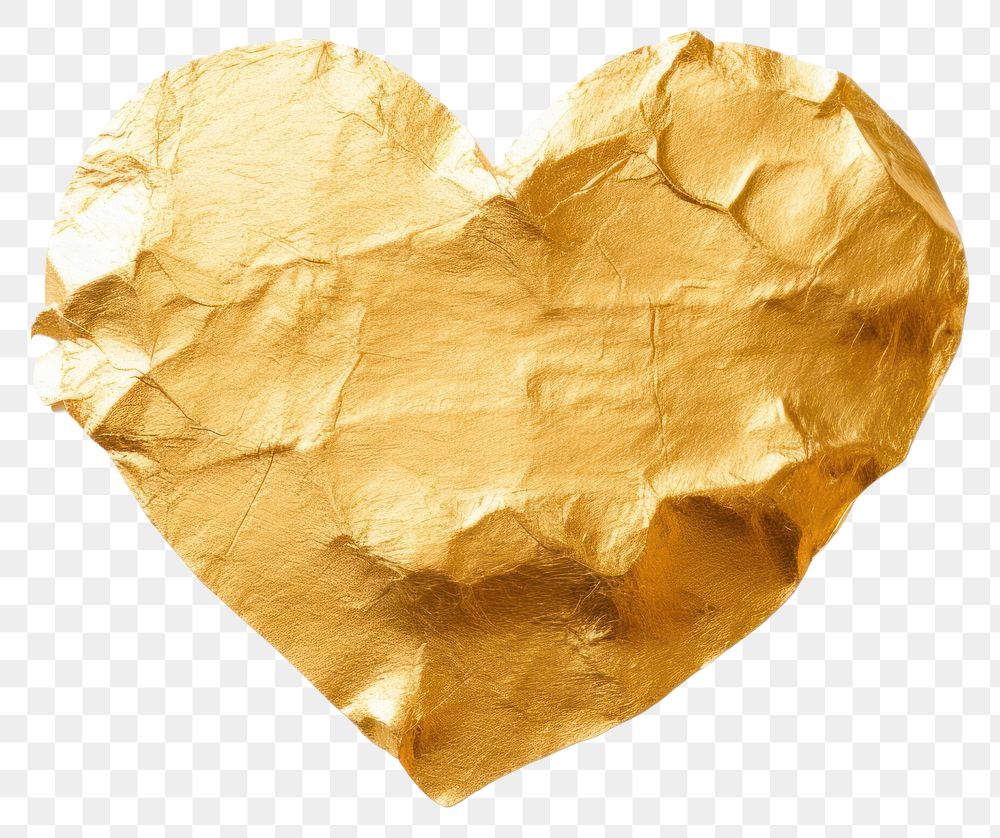 PNG  Heart backgrounds paper gold. AI generated Image by rawpixel.