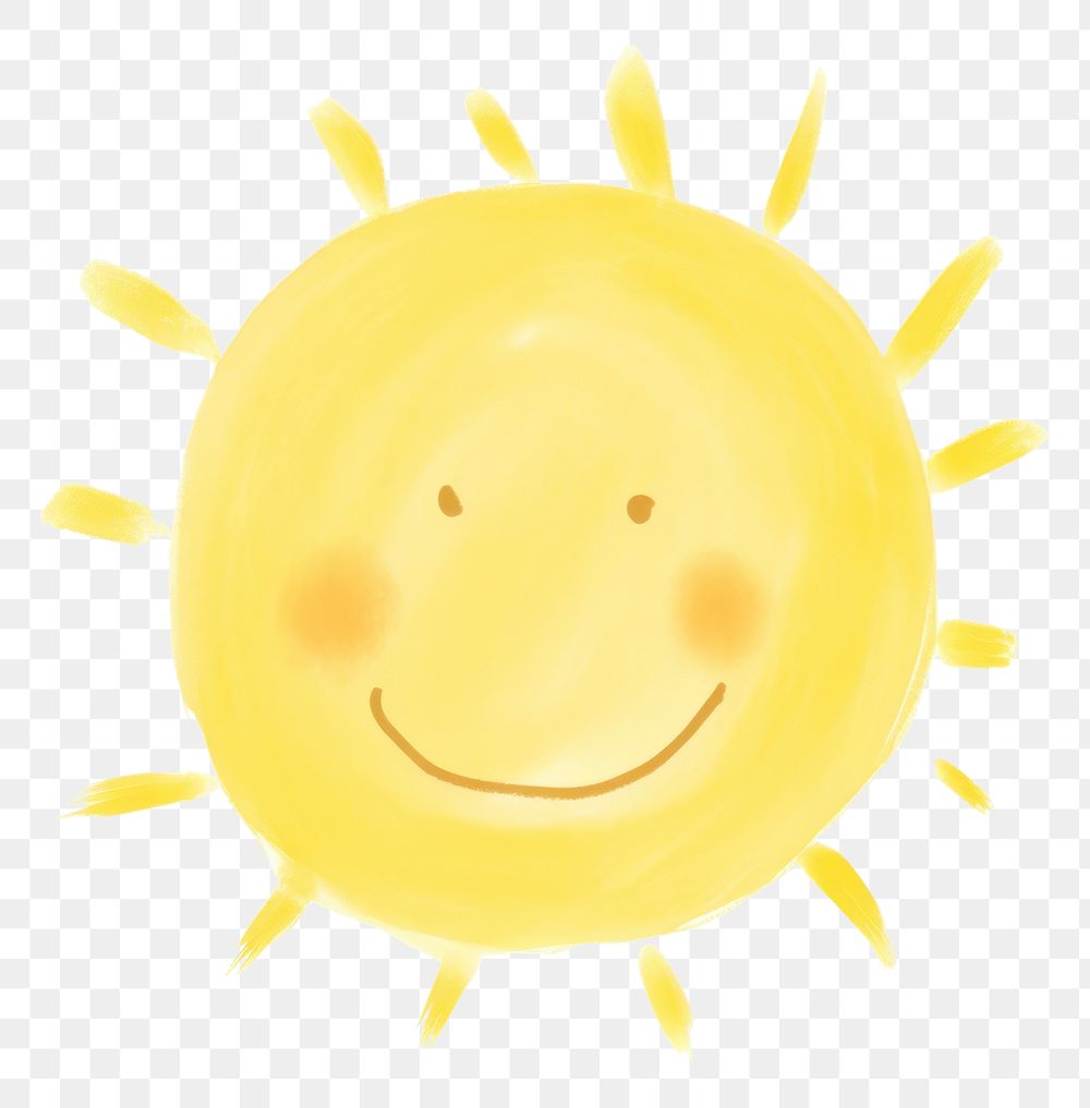 PNG Sun sky white background anthropomorphic. 