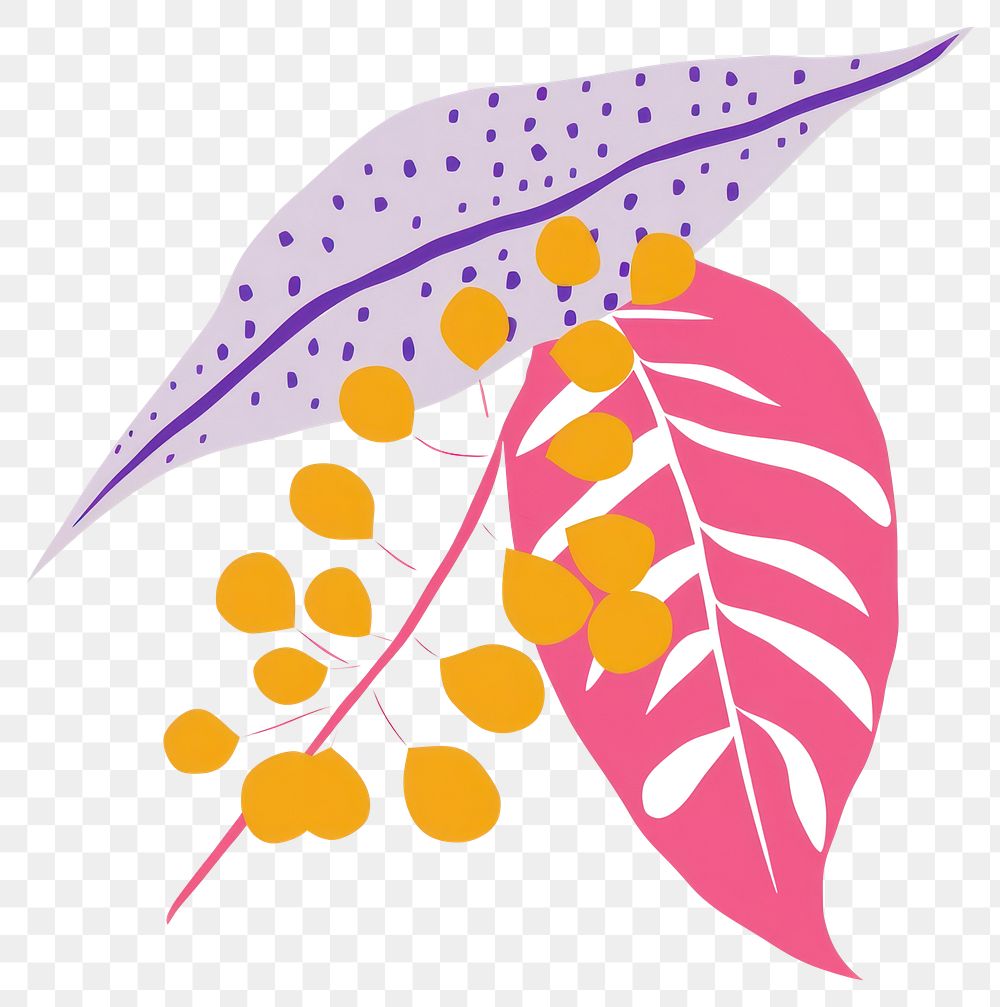 PNG  Leaf plant graphics cartoon. AI generated Image by rawpixel.