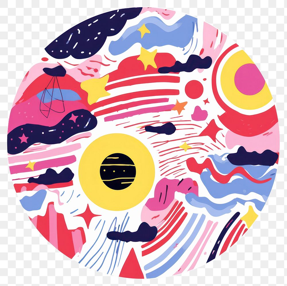 PNG  Planet backgrounds shape art. AI generated Image by rawpixel.