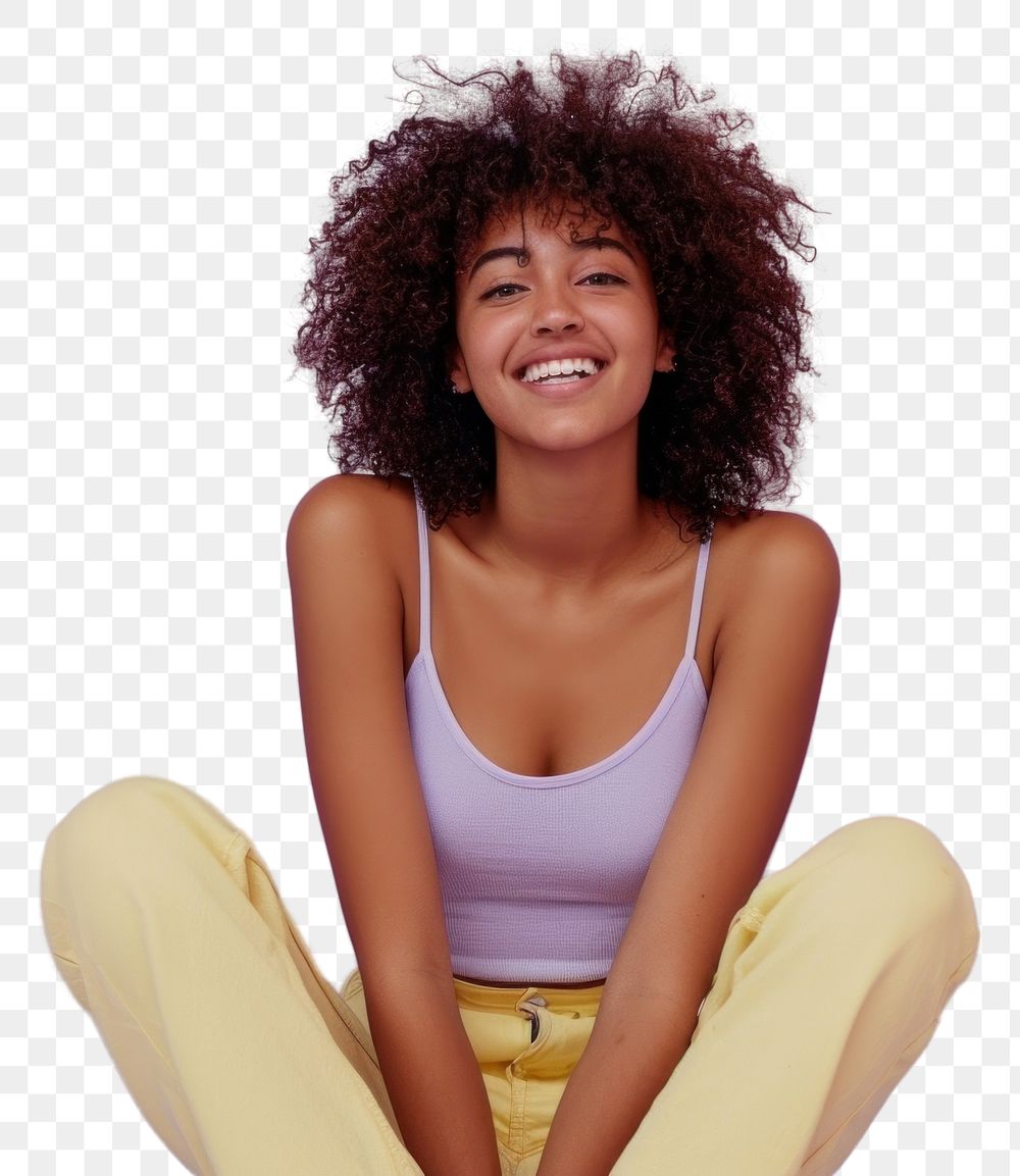 PNG A model latina Caribbean girl smile laughing adult.