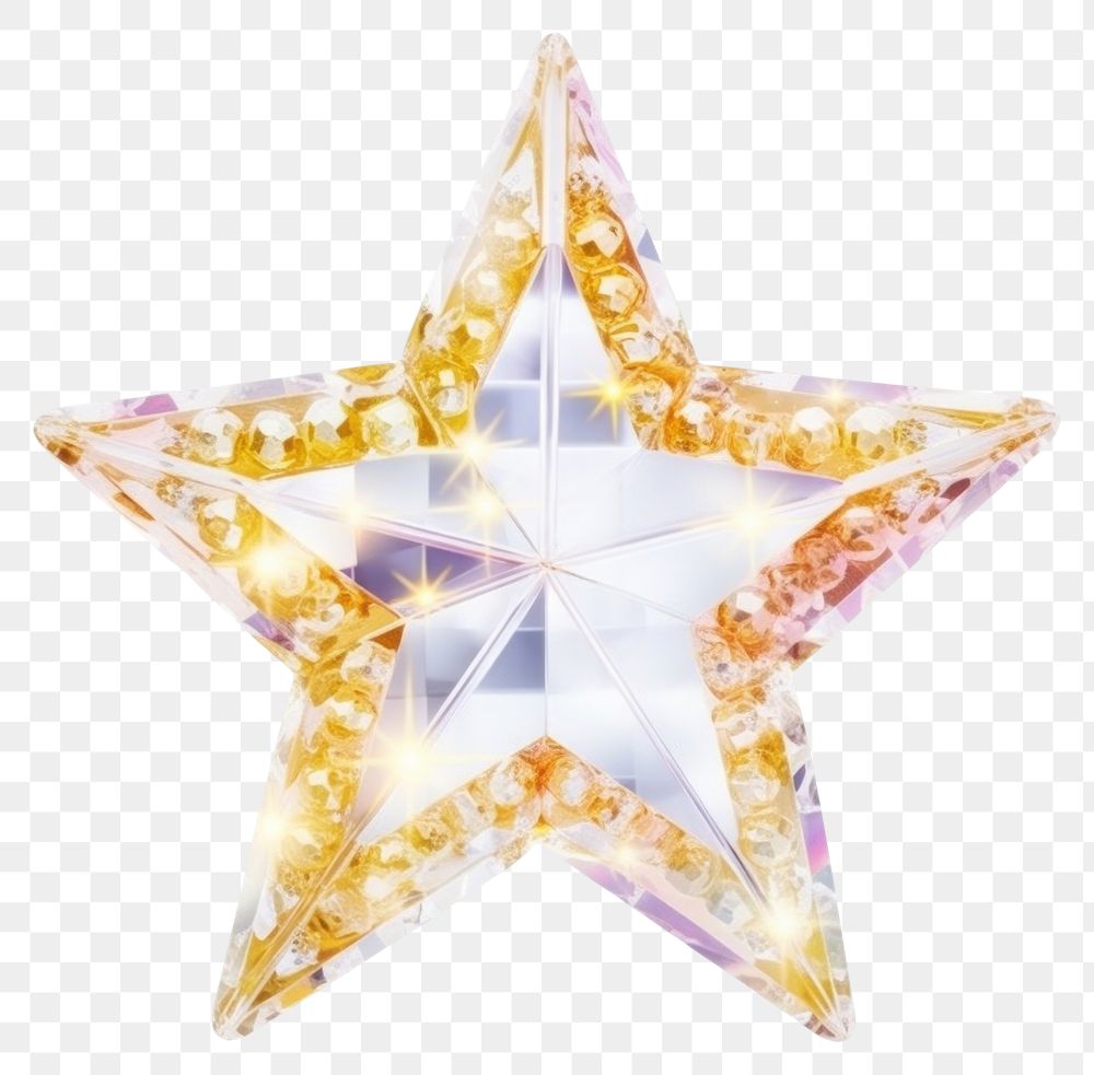 PNG  White star shape white background accessories. 