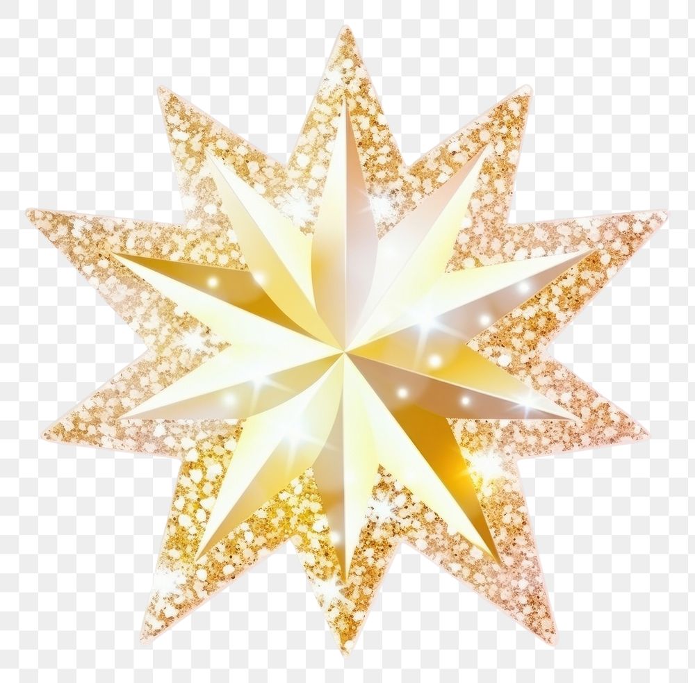 PNG  White star shape gold white background. 