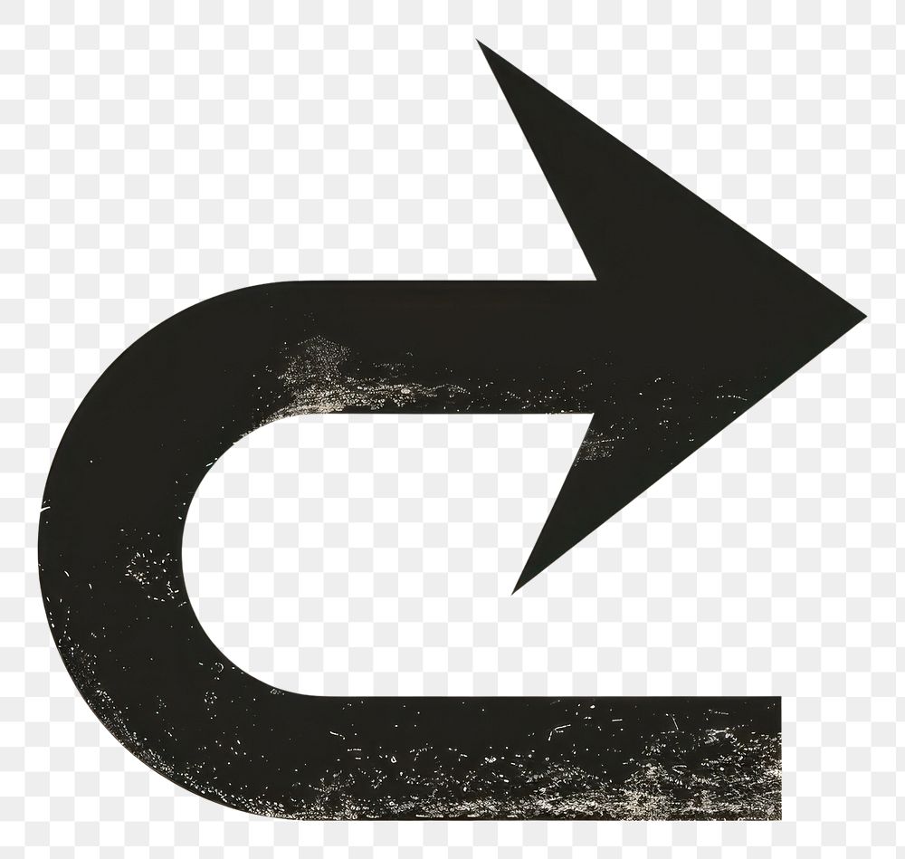 PNG  Turn right symbol number shape. AI generated Image by rawpixel.