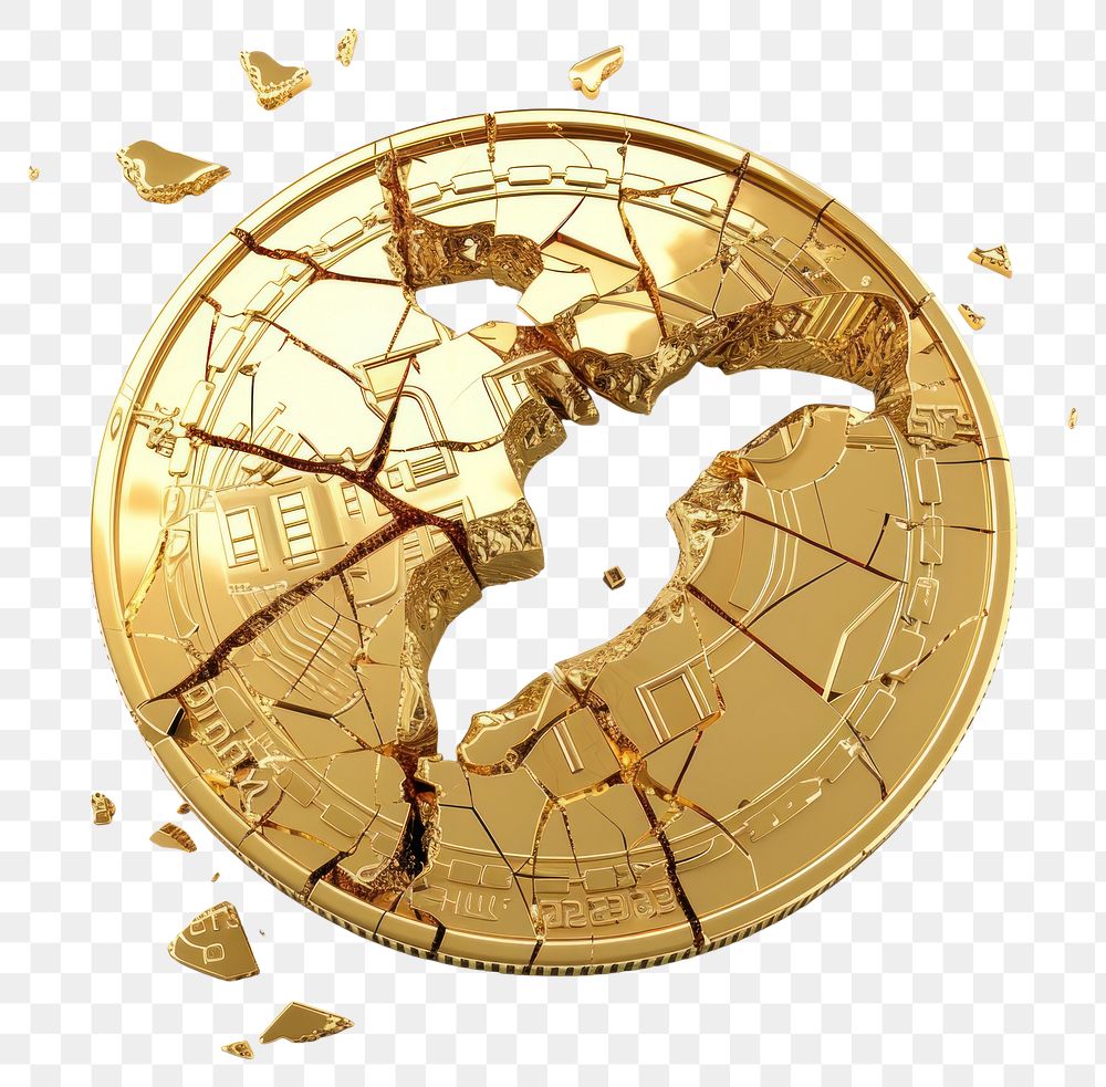 PNG Bitcoin gold broken accessories.
