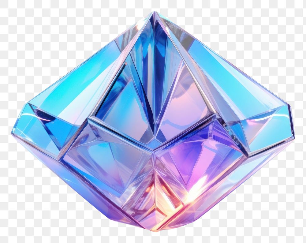 PNG  Geometric gemstone jewelry crystal.