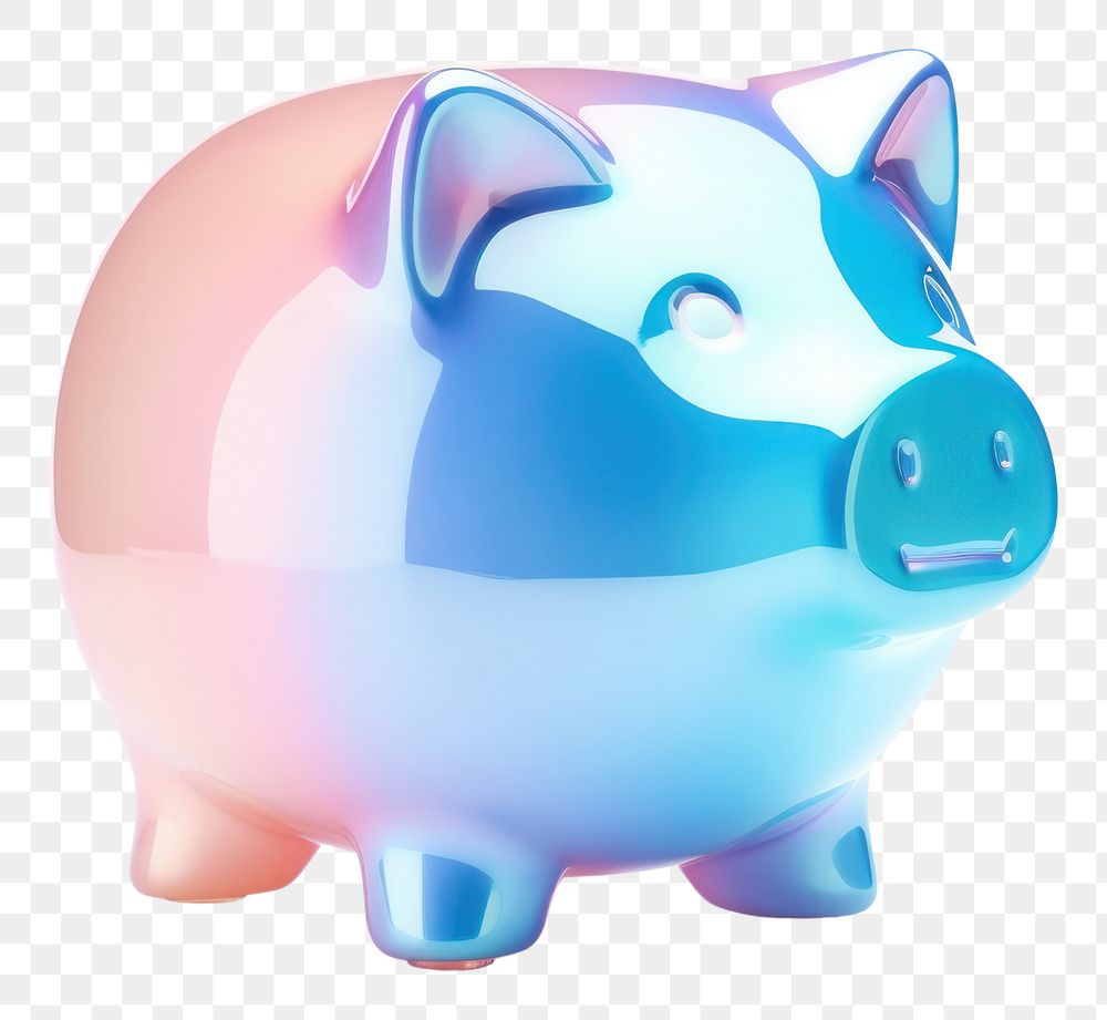 PNG  Piggy bank mammal white background representation.