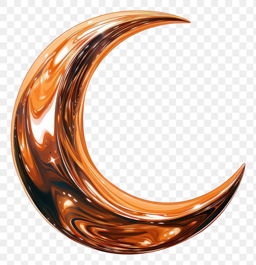 PNG A Islamic Luxury Crescent moon crescent jewelry white background.