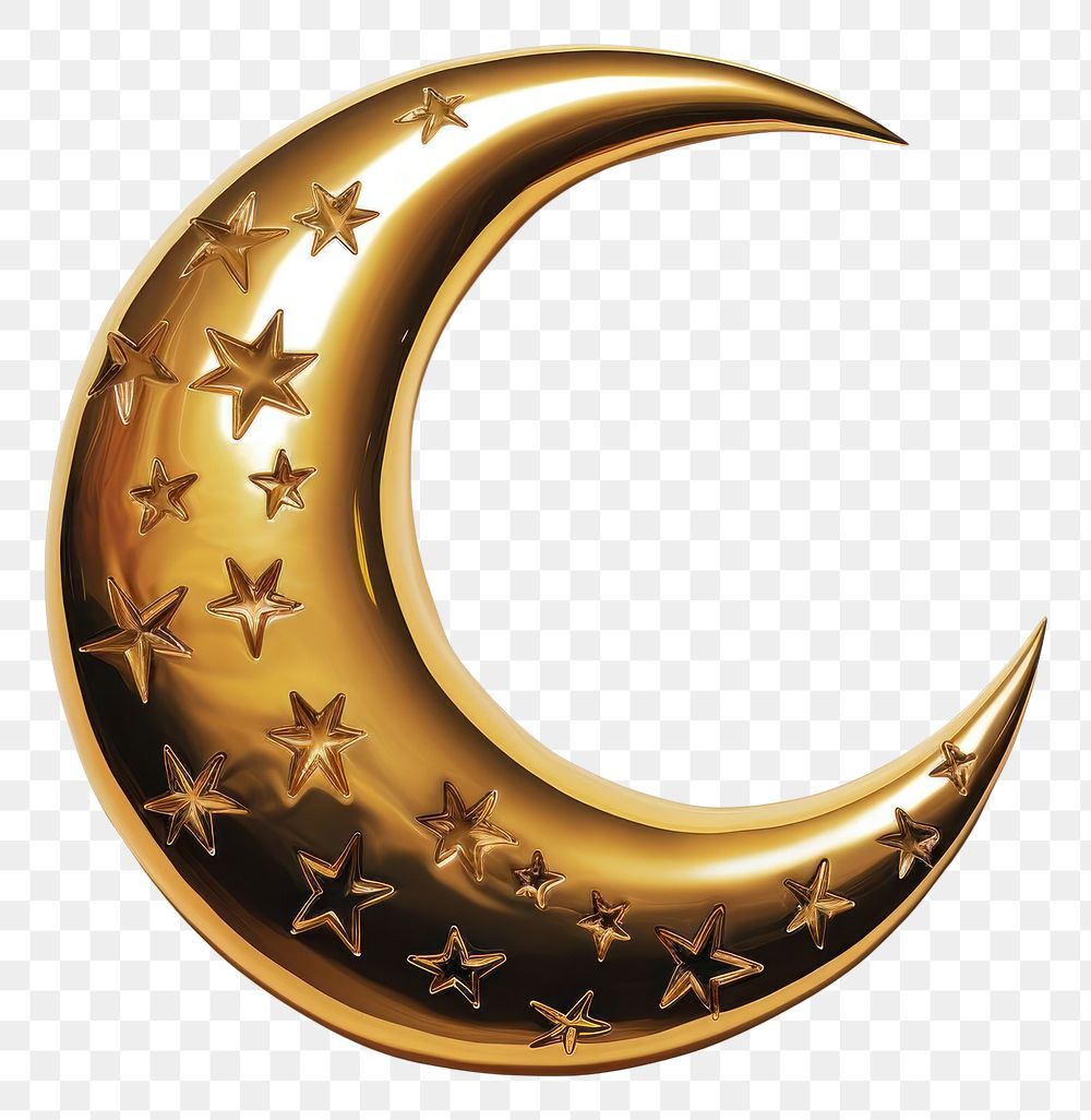 PNG A Islamic Luxury Crescent moon crescent night gold.