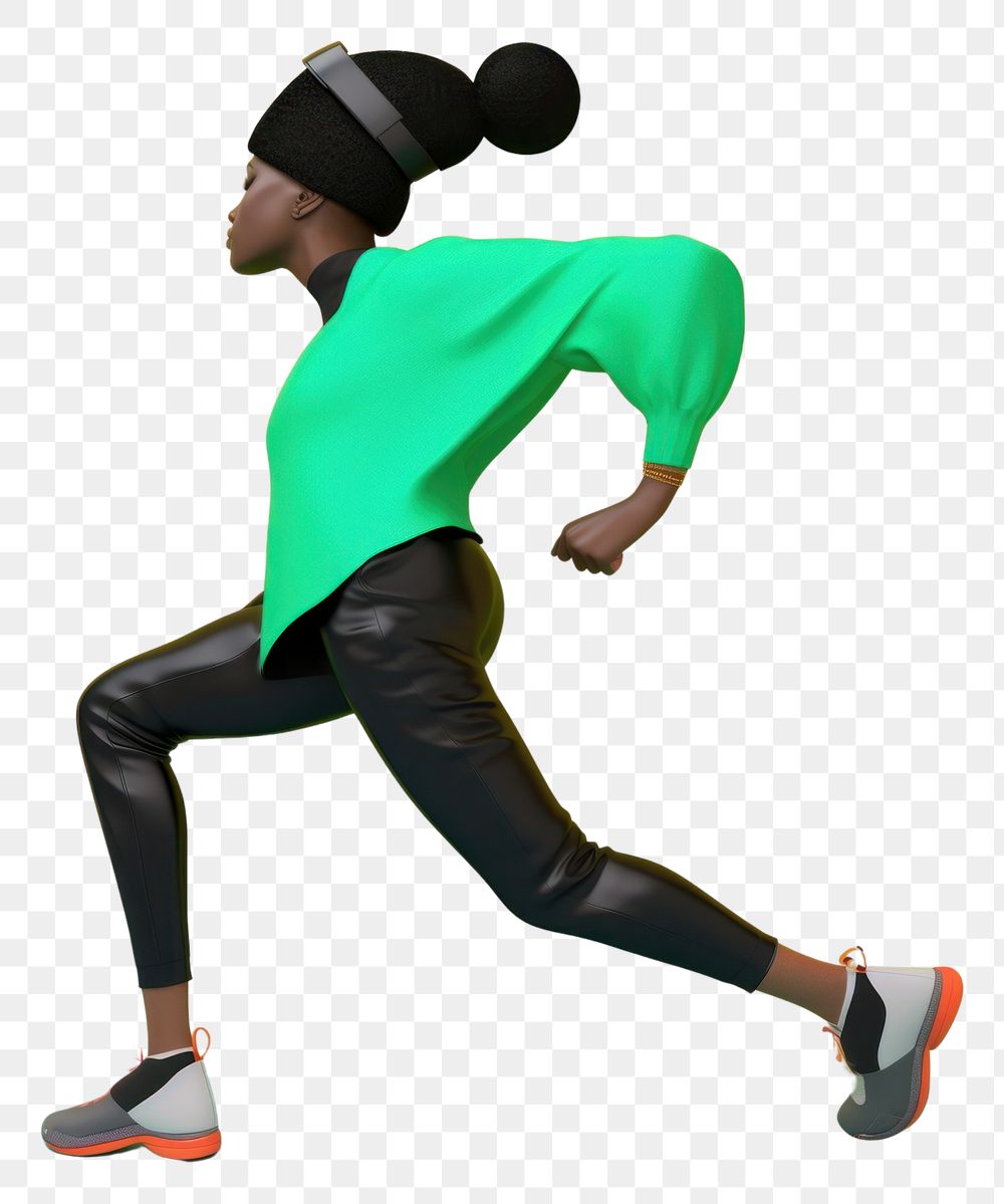 PNG  Footwear dancing athlete black. AI generated Image by rawpixel.