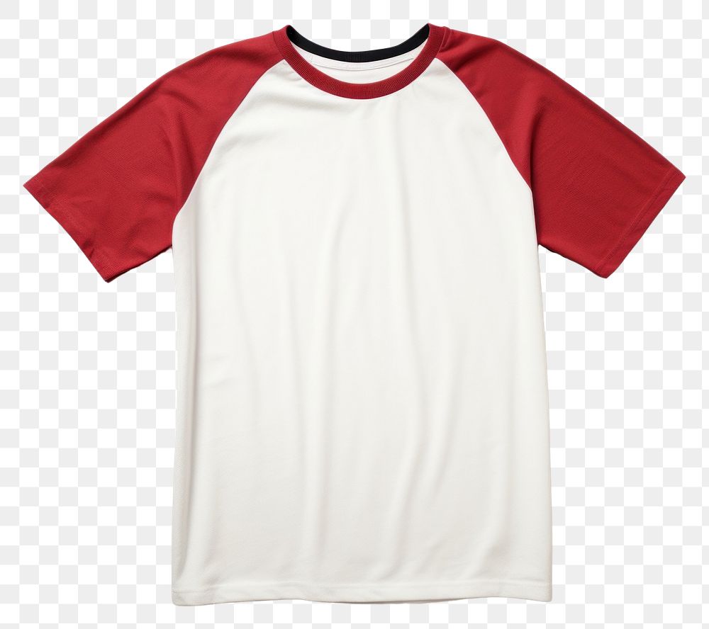 PNG  Baseball top t-shirt sleeve white. AI generated Image by rawpixel.