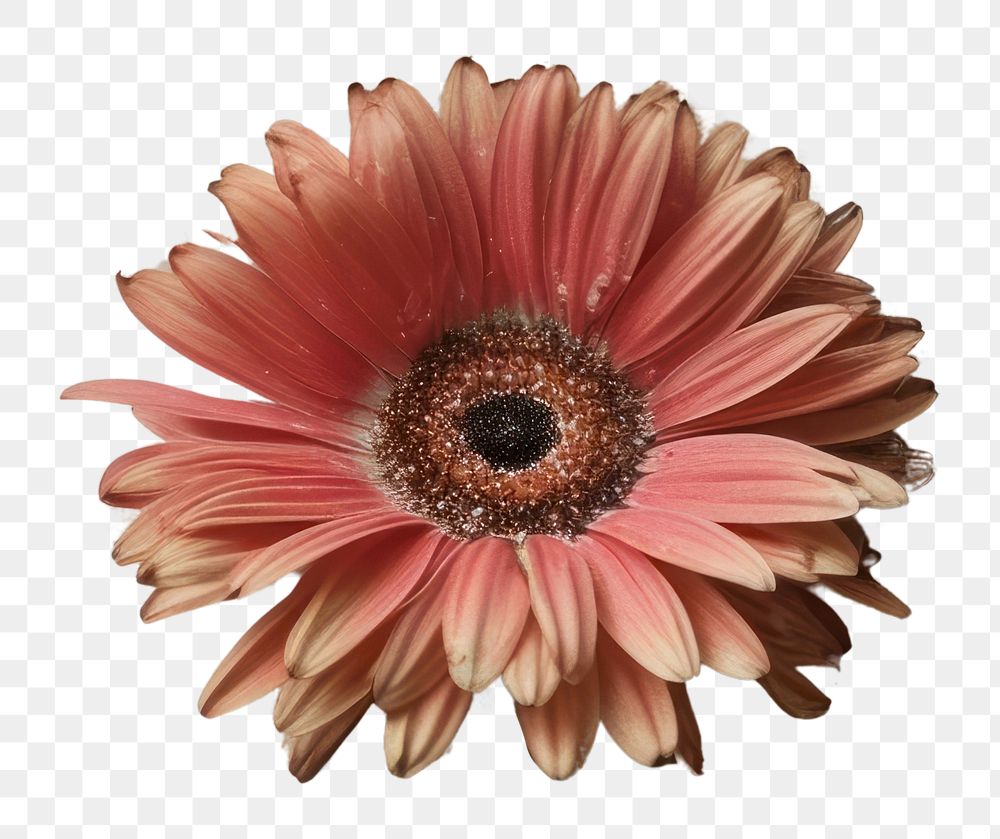PNG Real Pressed a Gerbera Daisy flower daisy petal.
