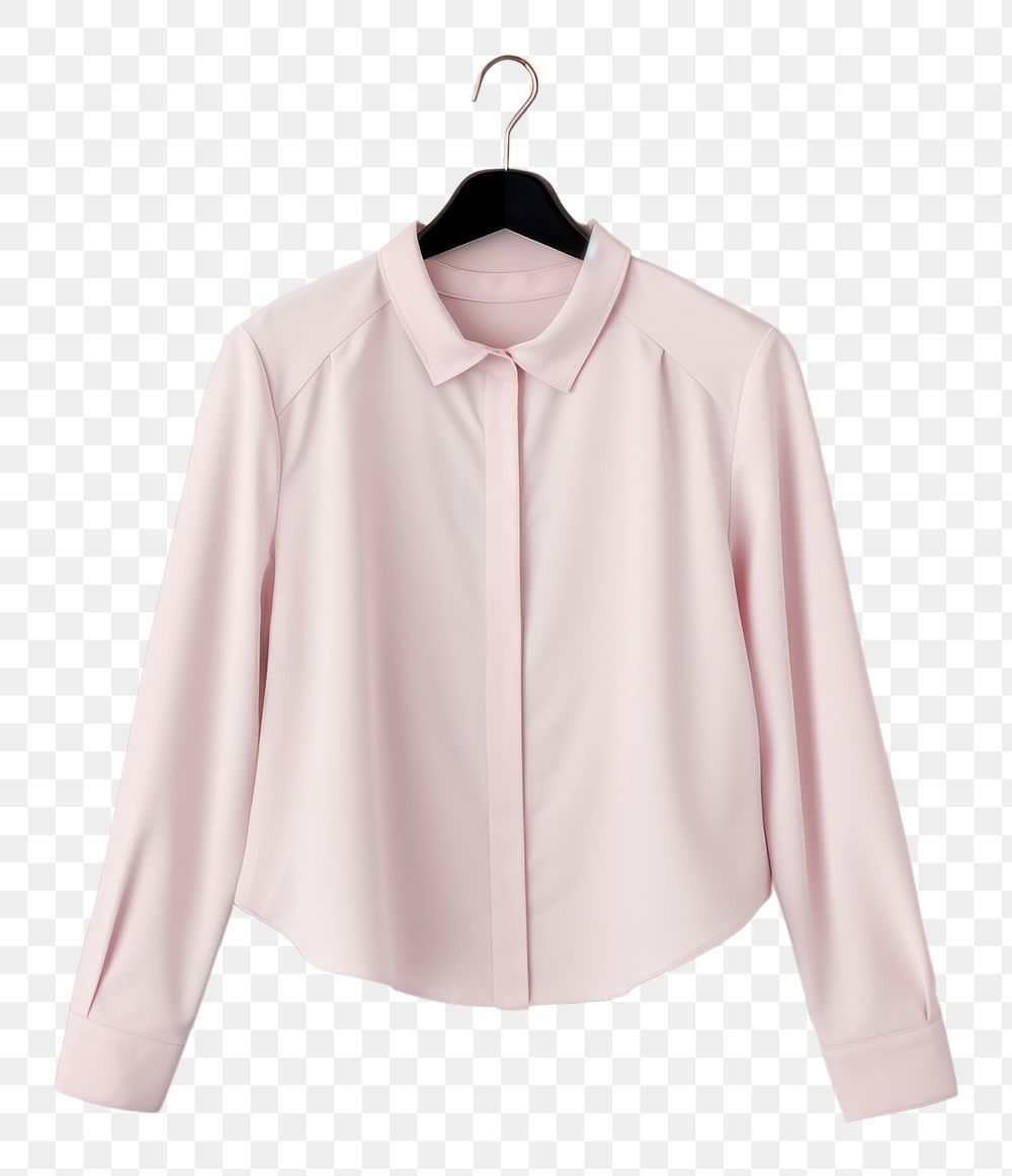 PNG  Blouse sleeve shirt coathanger. AI generated Image by rawpixel.
