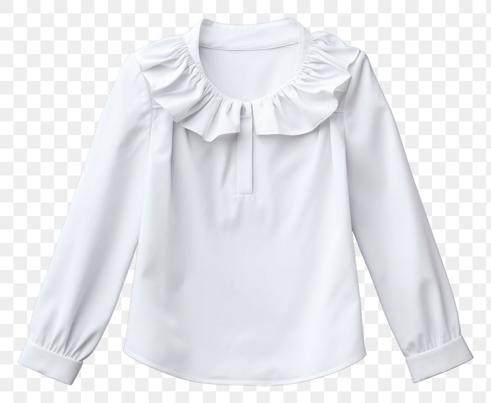 PNG  Blouse sleeve outerwear clothing. AI generated Image by rawpixel.