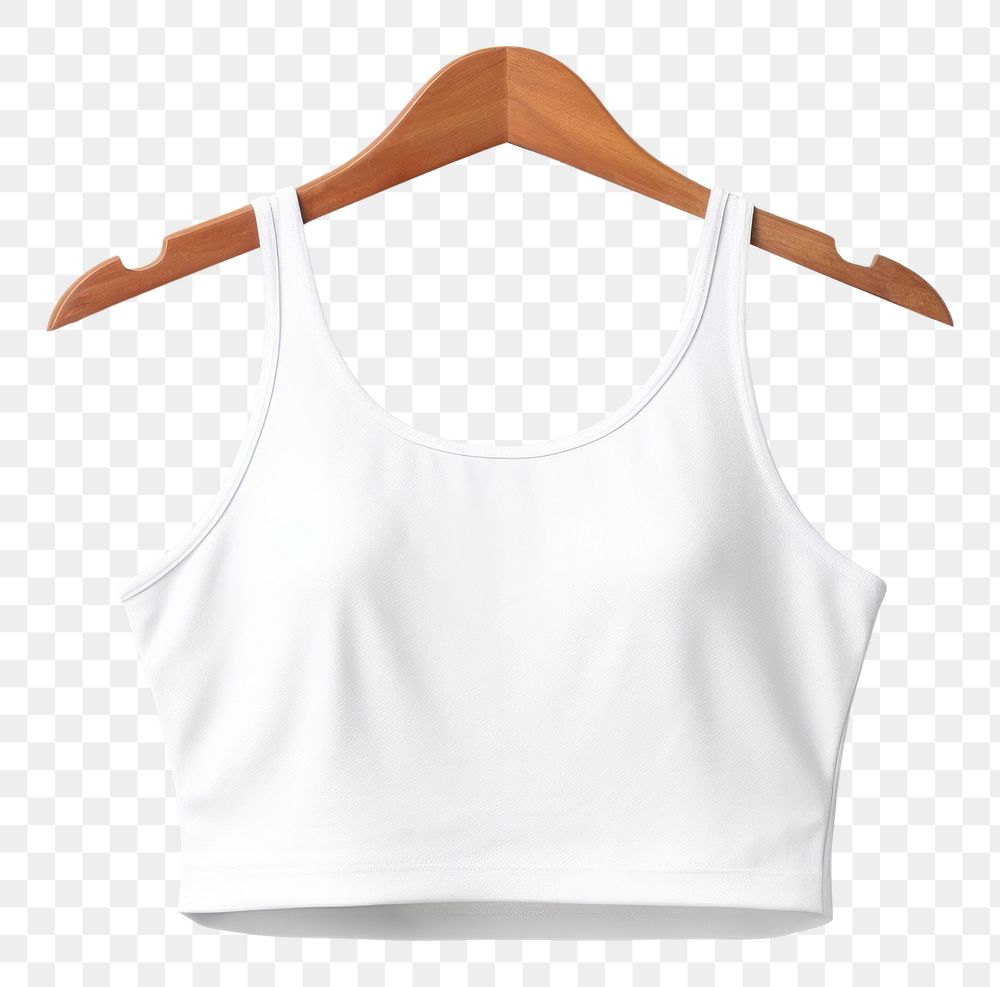PNG  Crop top undergarment coathanger simplicity. AI generated Image by rawpixel.