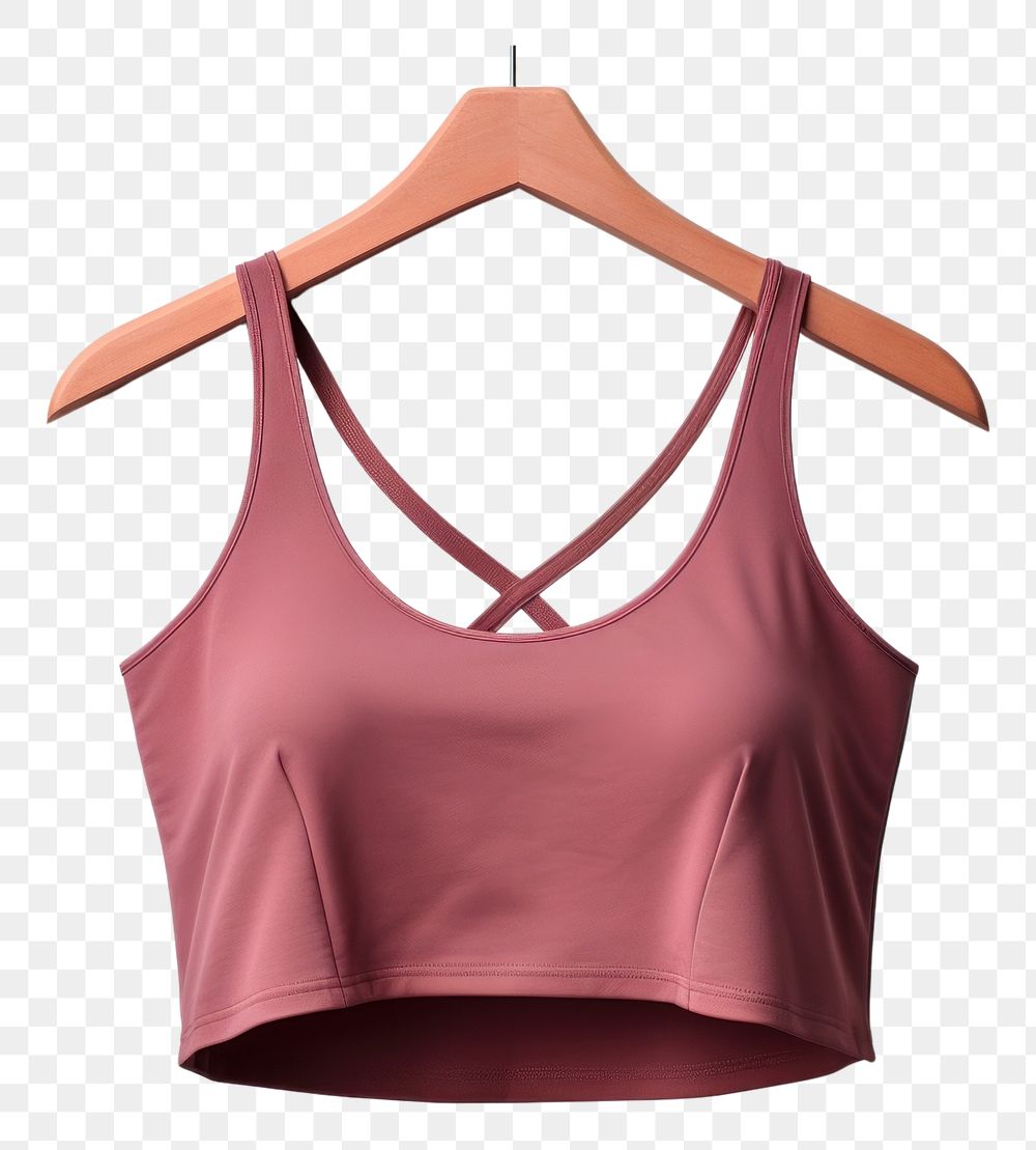 PNG  Crop top undergarment coathanger exercising. AI generated Image by rawpixel.