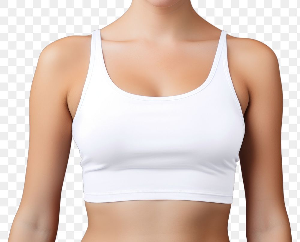 PNG  Crop top blouse adult undergarment. AI generated Image by rawpixel.