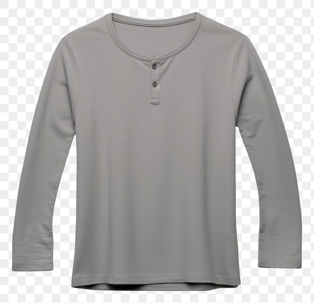 PNG  Henley top t-shirt sleeve blouse. AI generated Image by rawpixel.